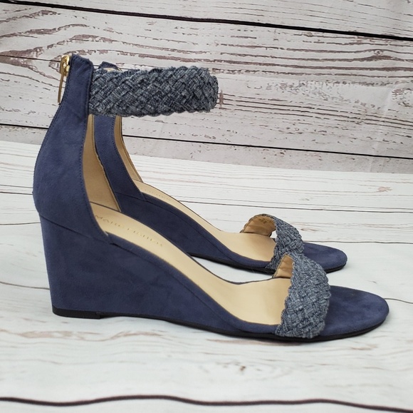 Marc Fisher Jensine braid ankle cuff wedge sandal - Picture 3 of 8